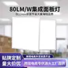 Luminária de Painel Integrada Ultrafina de 22mm para Oficinas de Fábrica Sem Poeira, Salas Experimentais e Academias, Painel Plano Embutido de 300*300