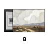Caixa métrica minimalista moderna pintura decorativa sem punção pintura de paisagem nórdica sala de estar caixa de distribuição cobrindo pintura suspensa abstrata