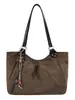 Bolso de mano retro de lunares estilo coreano, nueva colección principios de otoño 2026, moderno y único, bolso de hombro de gran capacidad