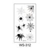 Novos Adesivos de Tatuagem de Aranha Spot à Prova d'Água e à Prova de Suor Adesivos de Tatuagem de Aranha 3D Biônica Adesivos de Tatuagem de Halloween