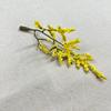 Folhas de Eucalipto Artificiais Acessórios Corsage Grama Coração Peças Plásticas Grampo de Cabelo Flores Materiais Folhas Falsas Acessórios de Guirlanda Folhas