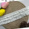 Borda de Renda Elástica de 5,0 cm para Acessórios de Vestuário Atacado em Estoque Borda de Renda para Vestuário