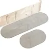 Alfombrilla Ovalada para Piso de Cocina Estilo Wabi-sabi Alfombrilla de Piso de Lodo Diatomeas Alfombrilla Absorbente de Agua para el Hogar Secado Rápido Fácil de Limpiar Alfombrilla para Pies de Cocina