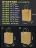 Bolsa de Papel Kraft Portátil para Llevar al por Mayor Catering Bolsa de Papel para Café Horneado Bolsa de Embalaje de Alimentos Bolsa de Papel Kraft Bolsa para Llevar