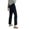 Pantalones acampanados de cintura alta, adelgazantes, que realzan la figura y levantan las caderas para mujer, adecuados para otoño, uso casual, elásticos, pantalones negros pequeños y pantalones de traje