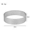 Herramientas para Hornear Anillo Redondo para Mousse con Agujeros Anillo para Tarta Francesa Molde para Tarta de Arroz con Queso Anillo para Tarta Utensilios para Hornear