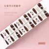 Elige entre 30 Piezas de Uñas Pre-hechas para Salones de Uñas, Uñas Desmontables Portátiles Semi-Manuales