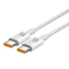 Cable de Datos de Resorte de Carga Rápida de 120W Personalizado Elástico Telescópico Resistente a la Flexión Doble Tipo-C Múltiples Estilos Cable de Carga para Coche
