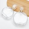 Frasco de Perfume Transparente com Borrifador de Pressão tipo Baioneta Frasco para Aromaterapia sem Fogo Tampa de Baioneta Redonda Plana