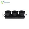 Macetas Europeas Negras Retro de Hierro Metal Hierro Macetas de Flores Cubos de Flores de Hierro