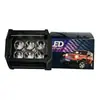 Suministro Directo Transfronterizo de Luz de Trabajo Modelo Sanmu de una Fila con 6 LEDs, Luz Auxiliar para Coche, Foco de Techo, Faro Modificado con Función Estroboscópica