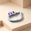 Hebilla de resorte con forma de lazo y efecto de goteo de aceite de color caramelo, accesorio DIY, conector de hebilla colgante para bolsa de dibujos animados lindo