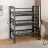Estante prateleira piso sala de estar simples casa exposição estante prateleira de armazenamento ferro multi-camada rack de armazenamento de lanches