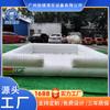 Piscina de pelotas de aire cerrada blanca para interiores de PVC equipo de natación de verano para niños piscina mini exterior