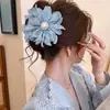 Pinza para el Cabello de Flor de Rosa Nube Súper Hada para Mujer, Nuevo Estilo de Alta Gama 2026, Pasador para la Parte Posterior de la Cabeza, Pinza para Moño, Pinza de Tiburón