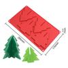 Serie navideña molde de silicona para hornear bandeja estrellas coloridas árbol de Navidad molde para pastel de mousse molde para jabón hecho a mano DIY