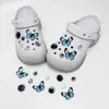 Flores de simulação de resina adequadas para flores de sapato clog de golfinho pequeno, sensação de alta qualidade da moda, corrente original DIY, fivela, atacado