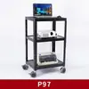Soporte para Proyector P97 Carrito de Instrumentos de Cuatro Ruedas Carrito Móvil Carrito para Computadora Banco de Trabajo para Sala de Computadoras Carrito de Mantenimiento