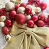 Adornos Navideños Grandes para Exteriores de 15 cm Plástico Bolas Jumbo Rellenables Adorno Grande para Árbol de Navidad Colgante para Hogar Exterior Césped Jardín Fiesta(Rojo Brillante, 2 Piezas)
