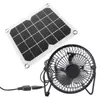 Ventilación para Mascotas Panel Solar de 5W Panel de Carga para Exteriores Ventilador de Refrigeración Refrigeración Específica para Mascotas Panel Solar