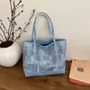 Bolso Tote de Gran Capacidad de Moda 2026 Verano Nueva Moda Nicho Simple Casual Versátil Bolso de Hombro Cruzado
