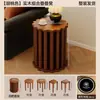 Bancos Apilables de Madera Maciza para Uso Doméstico, Bancos Redondos Apilables, Bancos Altos, Sillas de Mesa de Comedor, Sillas de Comedor para Sala de Estar, Bancos de Repuesto para Invitados