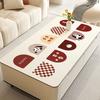 Toalha de Mesa de Centro Lavável Impermeável, à Prova de Óleo e Anti-Escaldante Estilo Creme Sala de Estar Tapete de Proteção para Mesa Luxo Acessível Tapete de Mesa de Jantar de Alta Qualidade