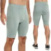 Mallas Deportivas Transfronterizas para Hombre, Shorts de Cinco Puntos Elásticos Transpirables de Secado Rápido para Verano, Shorts de Entrenamiento de Yoga Inductores de Sudoración