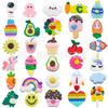 Charms para Zapatos de PVC de Alta Calidad de Primera Edición Fruta Helado Dibujos Animados Hebilla de Zapato de Goma Suave Colgante Plástico Zuecos Accesorios para Zapatos DIY