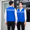 Chaleco de trabajo protección laboral actividad publicitaria obra de construcción empresa de decoración de construcción herramientas reflectantes, chaleco de uniforme