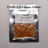 172 # Gema Redonda de Cristal Amarelo Nano, Pedra Solta Amarelo Dourado Nano, Pedra com Base Pontiaguda, Pedra com Inlay de Cera Resistente a Altas Temperaturas