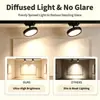 Tienda de decoración del hogar Luz de riel LED de segunda línea, aplique de riel 110V para escaparate de sala de exposiciones, luz de riel DOB de montaje superficial para transmisión en vivo