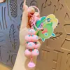 Jenga Divertido y Lindo Monstruito Muñeco Dibujo Animado Llavero Colgante Llavero de Coche Colgante Regalo Venta al por Mayor