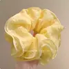 Goma de Pelo Plisada Extra Grande Multicapa para Mujer, Nuevo Estilo 2025 para Moño, Accesorio para el Cabello de Alta Gama