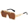 2267 caja de metal gafas de sol de una pieza deportivas europeas y americanas Amazon tendencia outdoor moda futura hip hop hombres