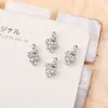 Accesorios para Uñas de Serpiente Tridimensionales con Incrustaciones de Diamantes Transfronterizos, Decoraciones de Serpiente con Diamantes Doradas y Plateadas, Decoraciones para Uñas DIY, Decoraciones de Diamantes para Uñas al por Mayor