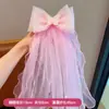 Saia de Princesa com Véu para Crianças Adereço de Cabeça para Fotos de Bebê Coroa de Aniversário para Menininha Acessórios de Cabelo Cartão de Cabelo para Florista
