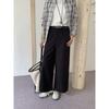 Calça Jeans Feminina Icc 2026 Primavera Estilo Coreano Simples Confortável Solta Reta Emagrecedora Nove Pontos Casual 13 Linhas 1013