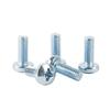 Tornillo de cabeza plana de acero al carbono PM galvanizado GB818 cruz máquina alambre cabeza redonda máquina clavo diente M2M2.5M3M4M5M6M8M10