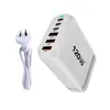 Cargador PD de Nitruro de Galio de 200W Cargador de Escritorio Multifuncional de 120W 3A3 C Adaptador Multipuerto 4C2A