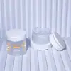 Atacado 89 Dentes Esfoliante Tampa Flip Pad de Algodão Compressa Úmida Pote 180-480g Escova de Dente Esfoliante Frasco Máscara de Argila Frasco de Creme
