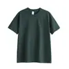 Camiseta Artesanal de Tejido de Barril 100% Algodón para Hombres y Mujeres, Sin Costuras Laterales, Top de Punto Transpirable, Fuerte Fabricante OEM, Venta al por Mayor OEM
