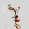 Nueva Manzana de Caqui Naranja Granada Naranja Quinta Generación Fruta Limón Calabaza Cubo de Bendición Casero de Año Nuevo Accesorios para Arreglos Florales
