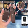 Adequado para Capa de Chave Mercedes-Benz S450L Fivela de Concha S400L Classe S S480 Carro Especial Concha de Metal Fivela de Bolsa de Couro Glc