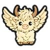 Accesorios de dibujos animados de Yak, planos, decorativos, para hacer uno mismo, sombrero de paja, bolso, linda vaca de las Tierras Altas, parche de pegamento suave, accesorios