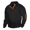 Sudadera de punto versátil y moderna para hombre, estilo europeo, para primavera y otoño, con cuello alto, manga larga y cuadros pequeños, de importación transfronteriza 2024