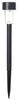 Luz Solar de Tubo Pequeño para Exterior Acero Inoxidable Luz de Césped Patio Jardín Luz Led Luz de Jardín Luz Solar de Césped