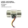 Sensor de Caudalímetro de Agua de Acero Inoxidable 304 de 4 Puntos y 2 Pulgadas Dj-Hsta, Resistente a la Temperatura hasta 80 Grados, Eje de Cerámica, Reducción de Ácidos Débiles y Contaminación