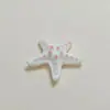 Acessórios Pequenos de Resina Artesanais DIY Furo Fivela de Sapato Material para Joias Cola Creme Grampo de Cabelo Estrela do Mar Colorida Criativa