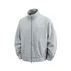 Rumeng Marca de moda universitaria estilo japonés chaqueta simple versátil con cuello alto para hombres y mujeres, prenda exterior casual holgada para adolescentes en otoño